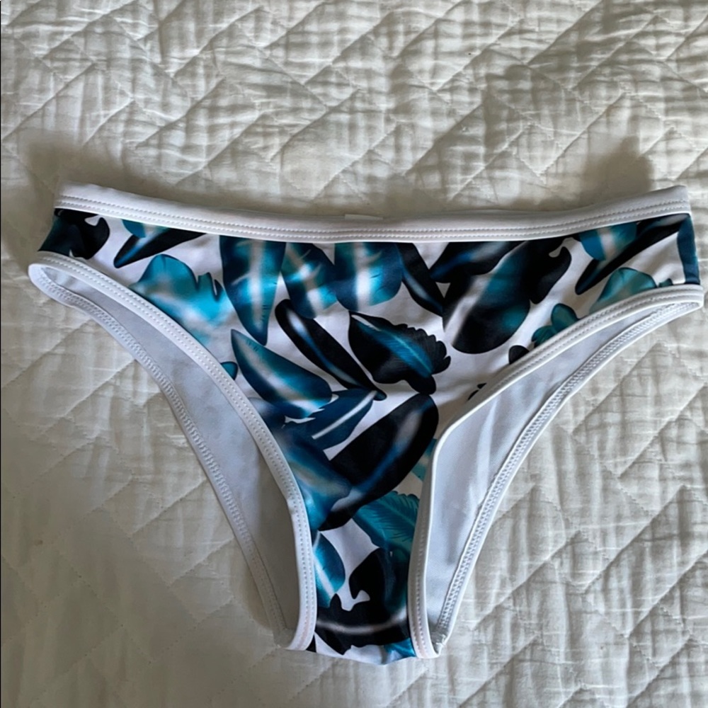 Palm Print Swim Bottoms
